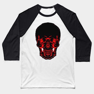 Skull 2 Baseball T-Shirt